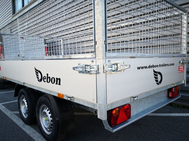 Debon PW 1.2 – Remorque benne hydraulique, poids total autorisé en charge 2000 kg