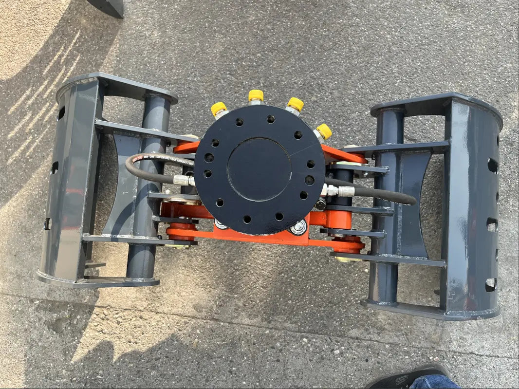 Pince de démolition et de tri pour mini-pelles avec rotateur 360° continue modèle DKP15 + GR-55FF DELEKS