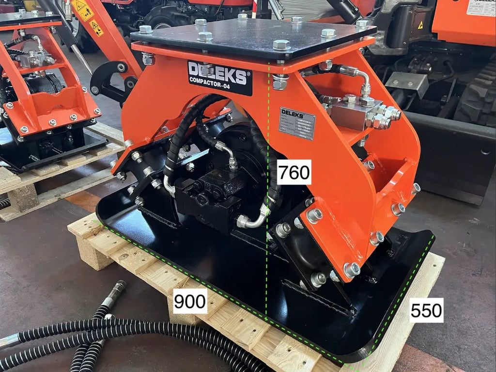 COMPACTEUR HYDRAULIQUES  POUR MINI PELLE DELEKS