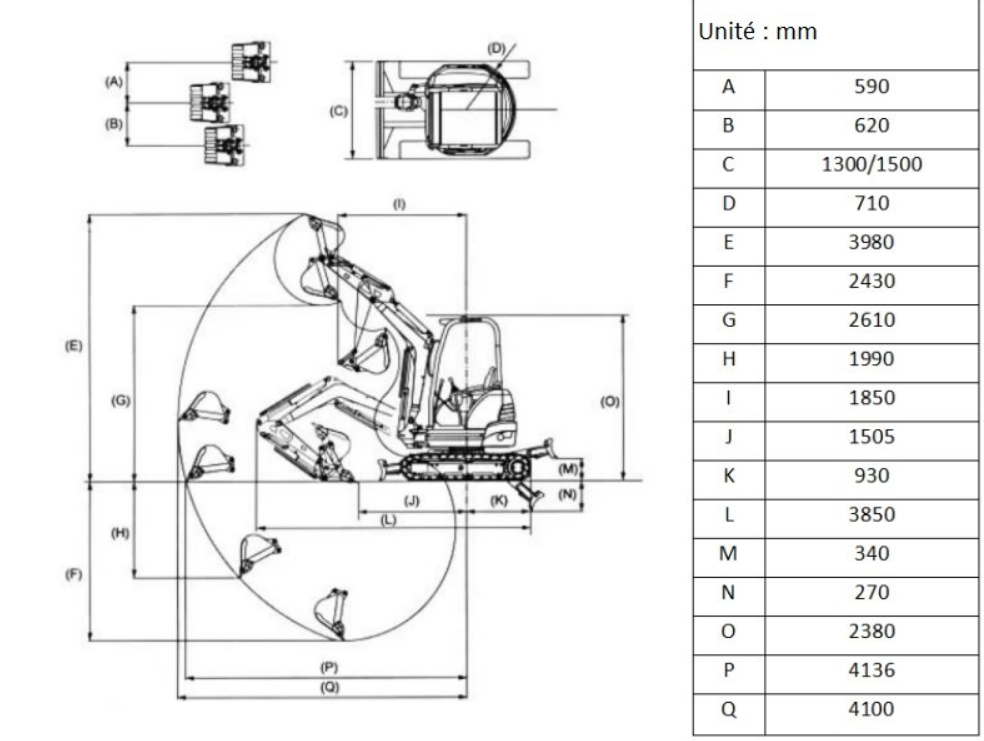 Mini pelle TERRA CS28.R TERRA
