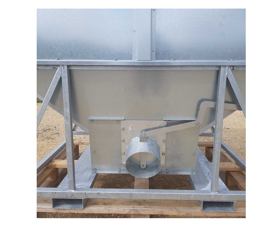 Container, trémie galva 2,10 M³, pour stockage de céréales, grains, semences, DENIS DENIS