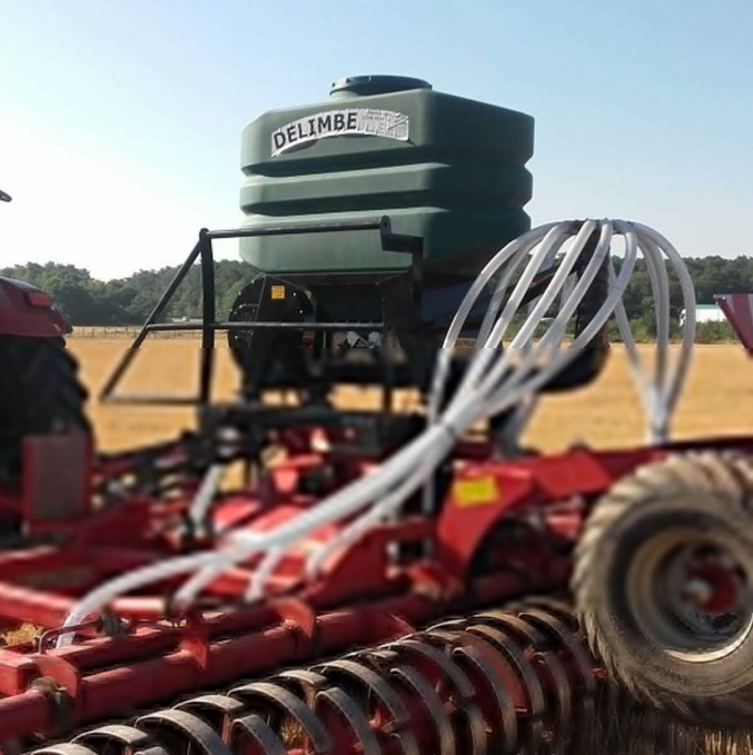 Semoir petites graines, microgranulateur T20 - 250 à 800 litres - 16 sorties pour couverts végétaux, céréales, DELIMBE DELIMBE