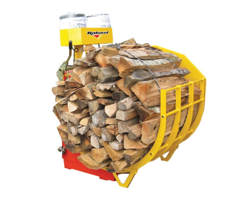 Fagoteuse de bûches FAGOMATIC BU à basculement manuel, avec support pour bobines, RABAUD RABAUD