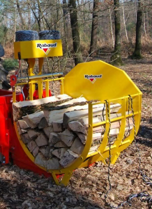 Fagoteuse de bûches FAGOMATIC BU à basculement manuel, avec support pour bobines, RABAUD RABAUD