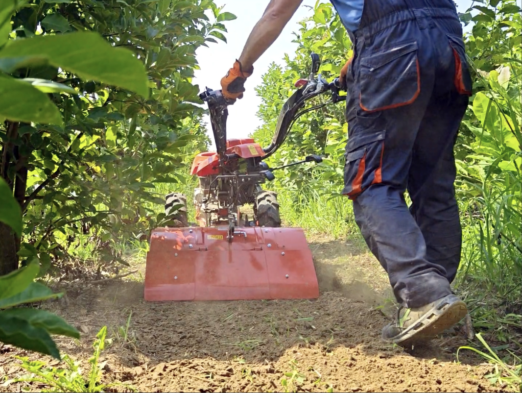 Motoculteur réversible, moteur Loncin 420cc essence DELEKS