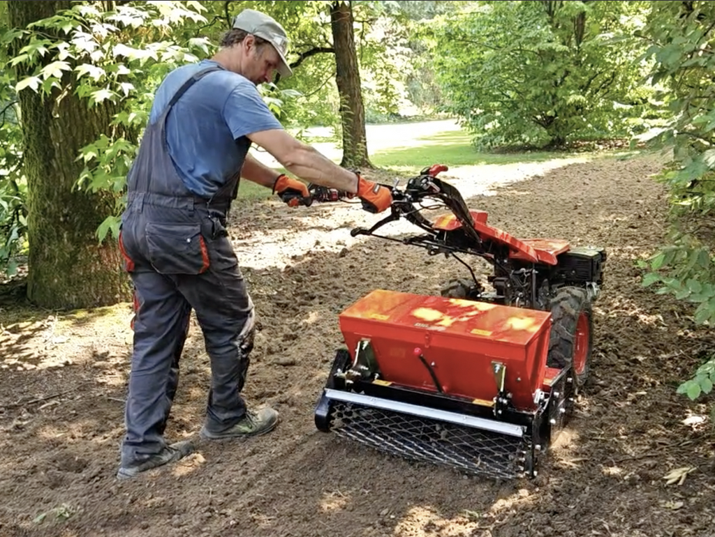 Motoculteur réversible, moteur Loncin 420cc essence DELEKS