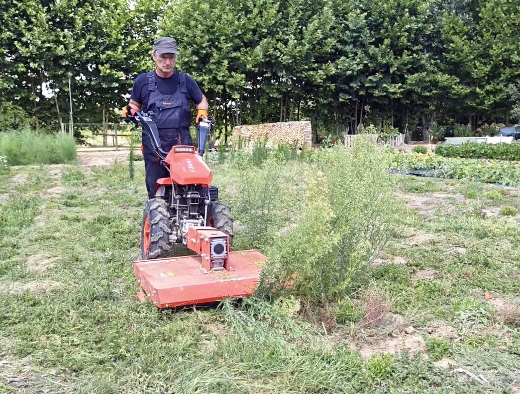 Motoculteur réversible, moteur Loncin 420cc essence DELEKS