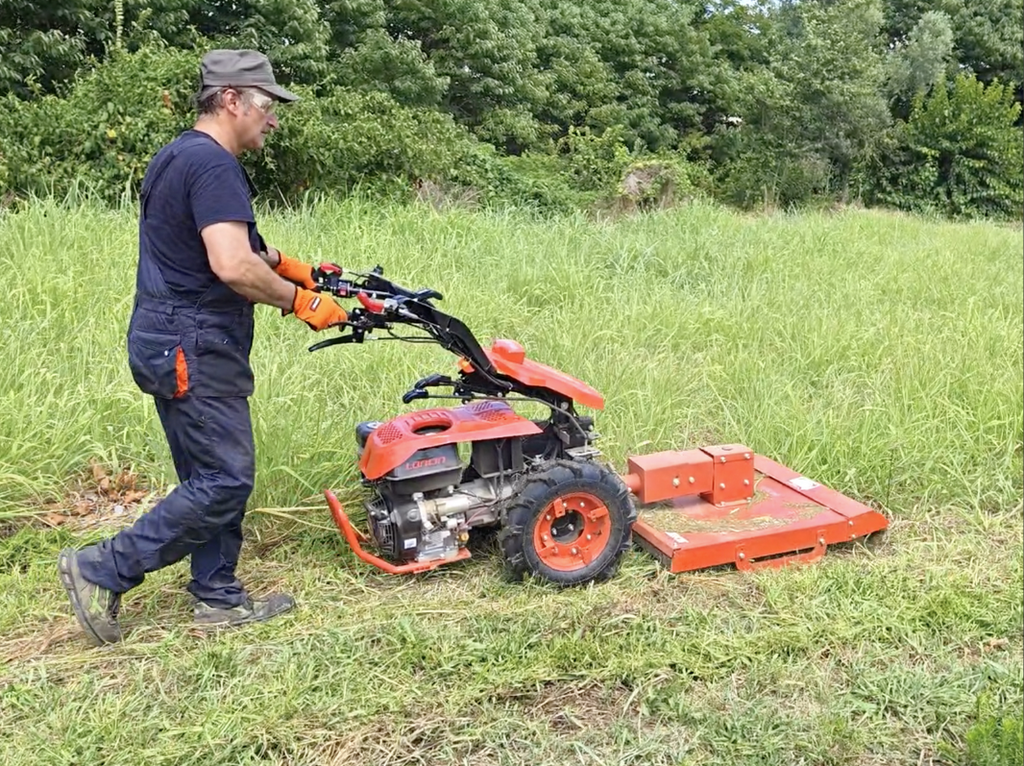 Motoculteur réversible, moteur Loncin 420cc essence DELEKS
