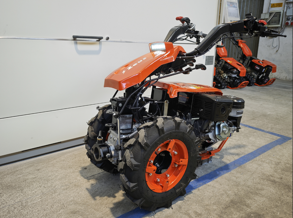 Motoculteur réversible, moteur Loncin 420cc essence DELEKS