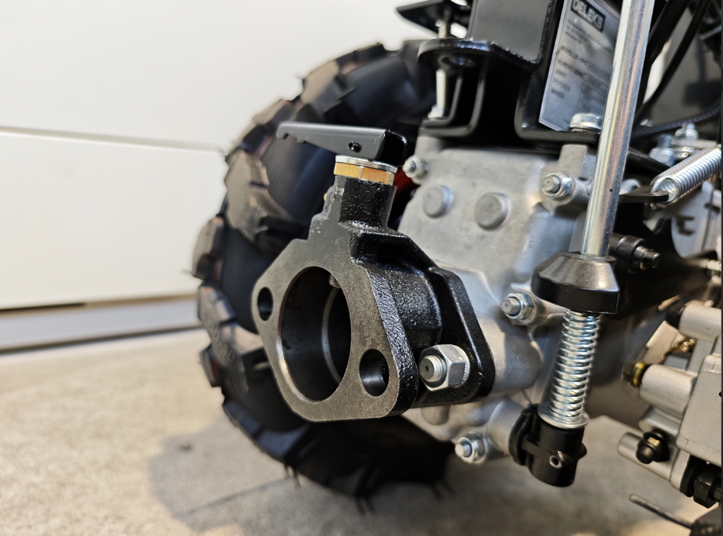 Motoculteur réversible, moteur Loncin 420cc essence DELEKS