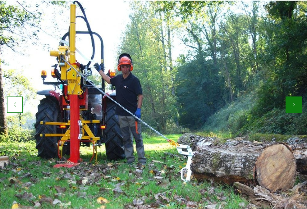 Fendeuse de bûches pour tracteur XYLO-SR 17 PH avec lève-bûche Rabaud Construction Materials and Shipping