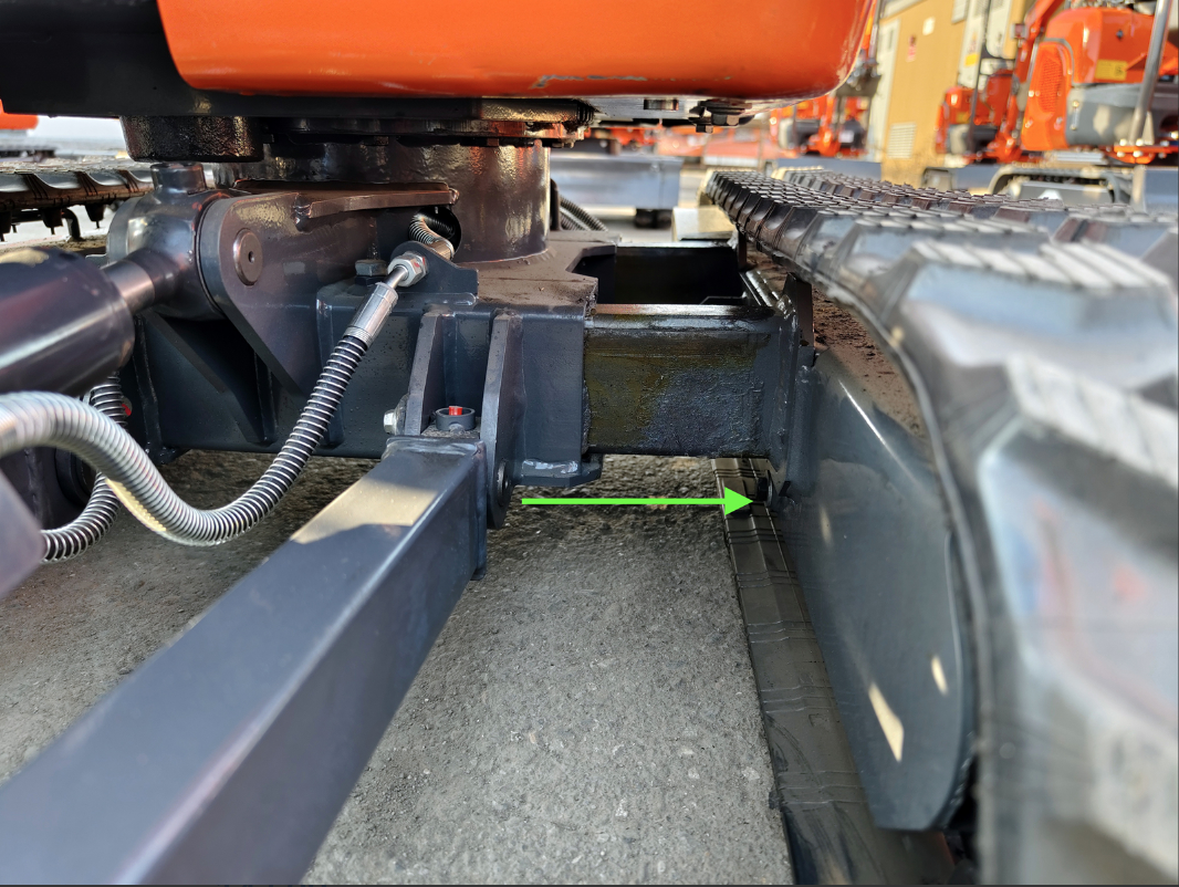 Mini-pelle compacte 1 tonne, moteur Kubota 3 cylindres diesel, déport arrière nul, attache rapide S30