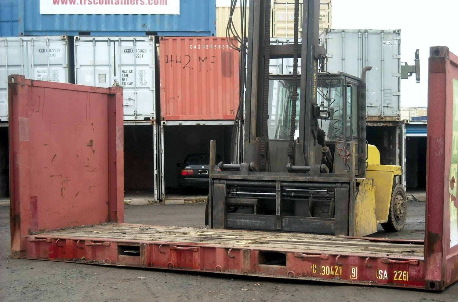 Étagères plates pliables de 6 mètres