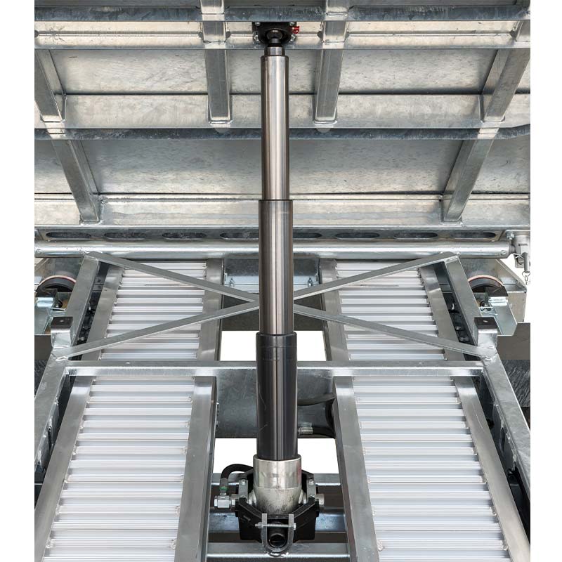 HTK 2700.27 HUMBAUR – Remorque à trois bascules, double essieux, 2700 kg